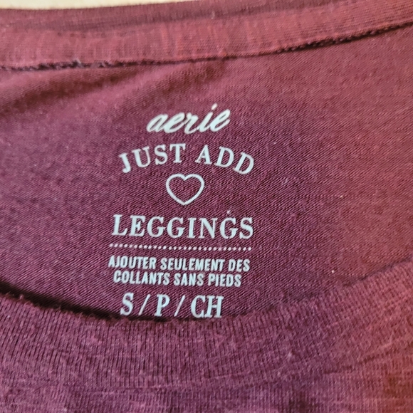 AERIE Just Add Leggings Cold Shoulder T-Shirt - Picture 4 of 5